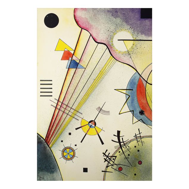 Aluminium Dibond schilderijen Wassily Kandinsky - Significant Connection