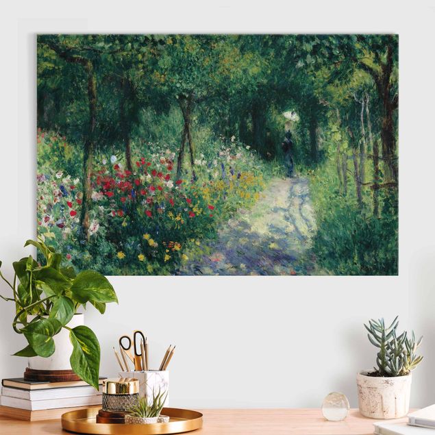 Akoestische schilderijen Auguste Renoir - Women In The Garden