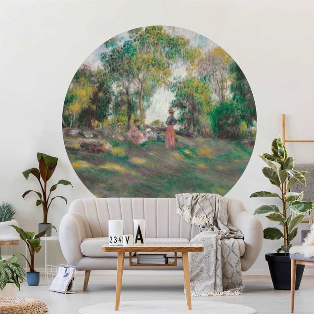 Behangcirkel Auguste Renoir - Landscape With Figures