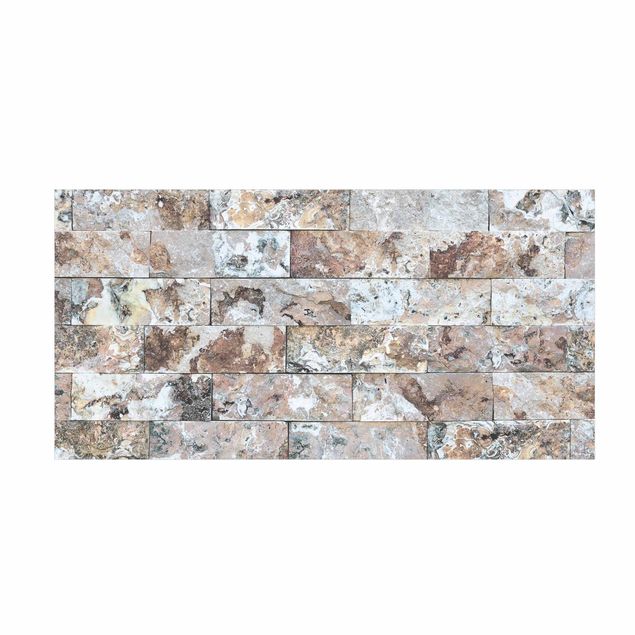 beige kleed Natural Marble Stone Wall