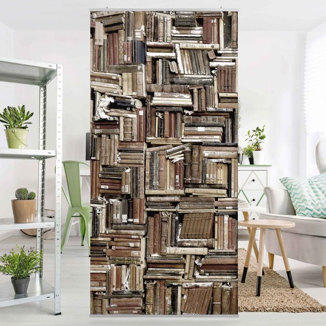 Ruimteverdeler Shabby Wall Of Books