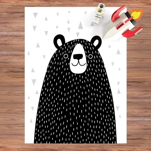 tapijt modern Zoo With Patterns - Bear