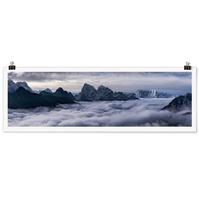 Posters Sea Of ​​Clouds In The Himalayas