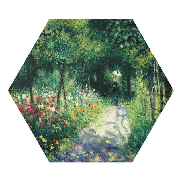 Hexagons Forex schilderijen Auguste Renoir - Women In A Garden