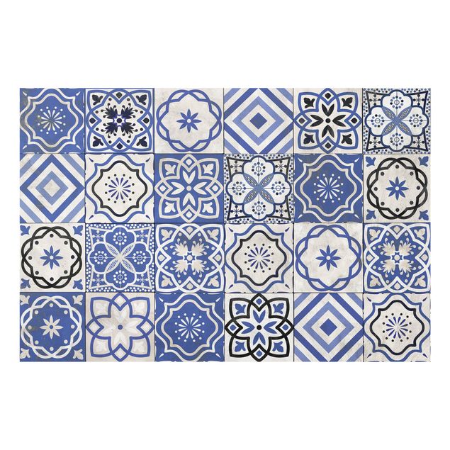 Spatscherm keuken Mediterranean Tile Pattern
