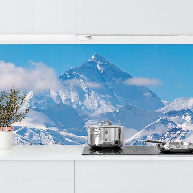 Achterwand voor keuken landschap Mount Everest