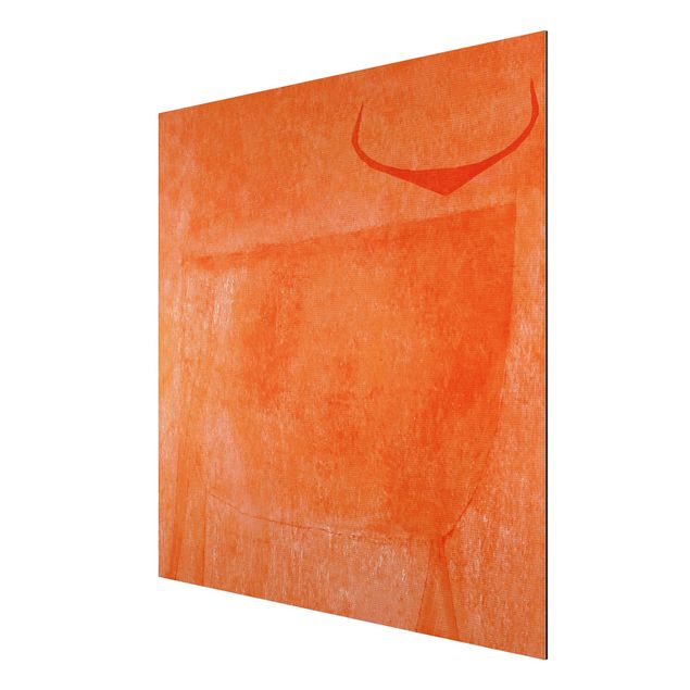 Aluminium Dibond schilderijen Orange Bull