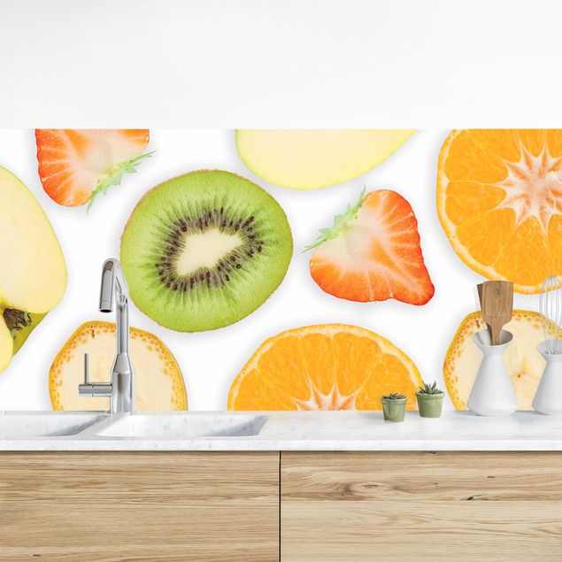 Achterwand voor keuken groenten en fruit Colourful Fruit Mix