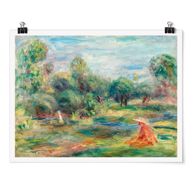 Posters Auguste Renoir - Landscape At Cagnes