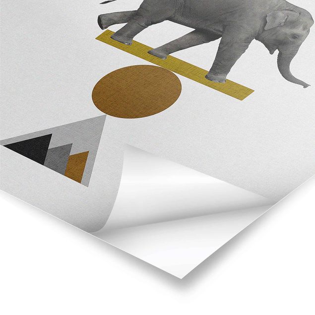 Posters Art Of Balance Elephant
