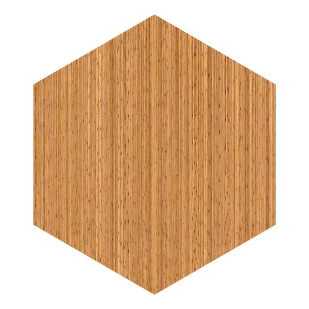 Hexagon Behang Bamboo