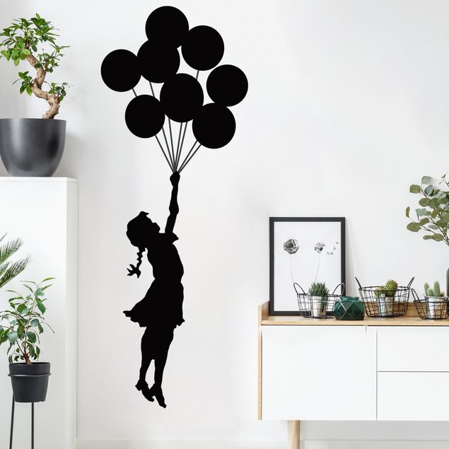 Muurstickers Banksy - Balloon Girl