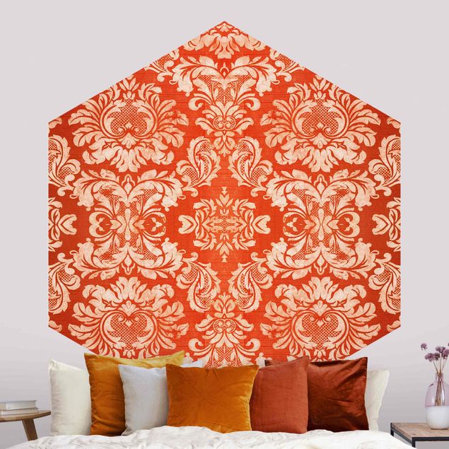 Hexagon Behang Baroque Wallpaper