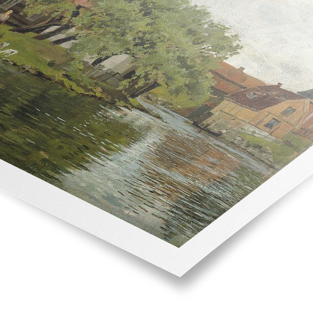 Posters Edvard Munch - Scene On River Akerselven