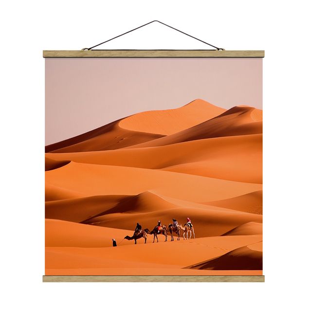 Stoffen schilderij met posterlijst Namib Desert