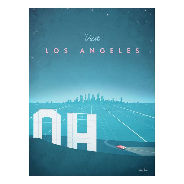 Forex schilderijen Travel Poster - Los Angeles