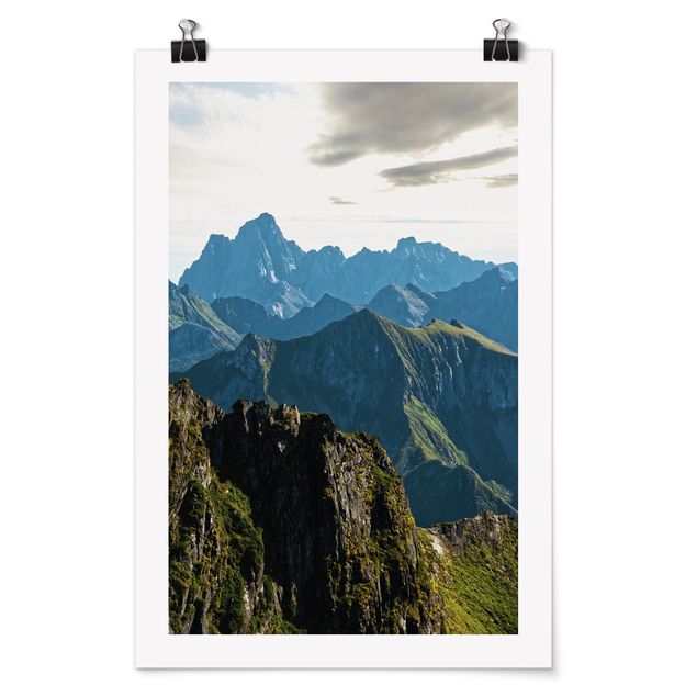 Posters Mountains On The Lofoten