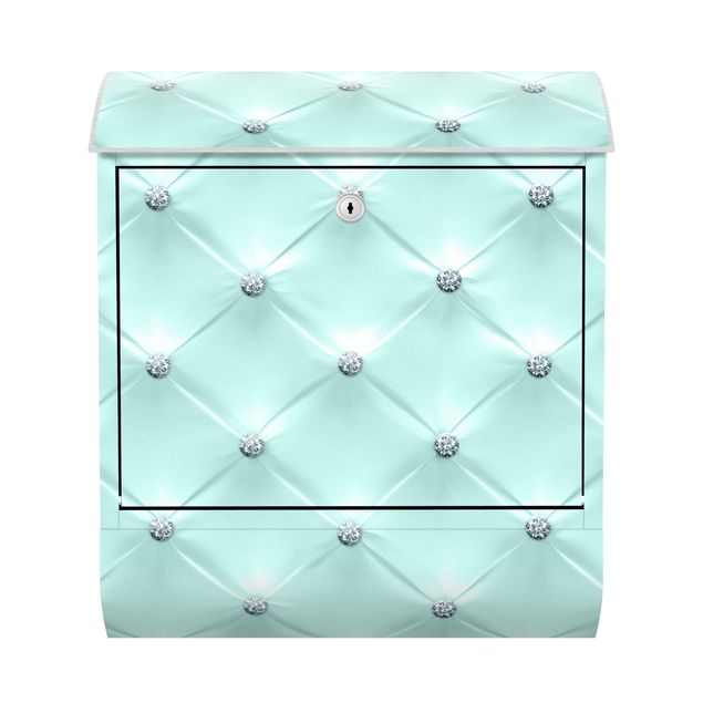 Brievenbussen Diamond Turquoise Luxury