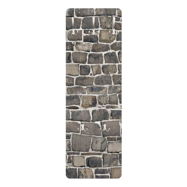 Wandkapstokken houten paneel Quarry Stone Wallpaper Natural Stone Wall