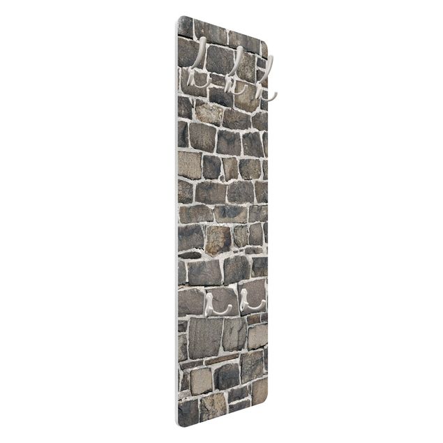 Wandkapstokken houten paneel Quarry Stone Wallpaper Natural Stone Wall