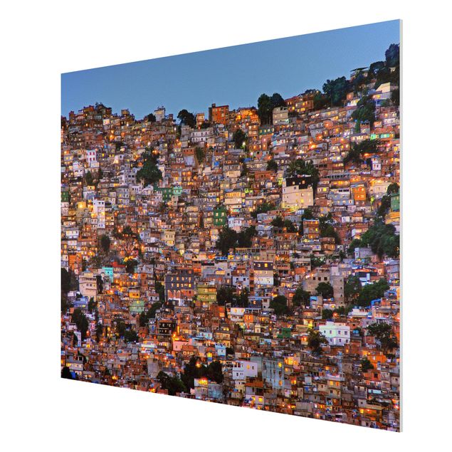 Forex schilderijen Rio De Janeiro Favela Sunset