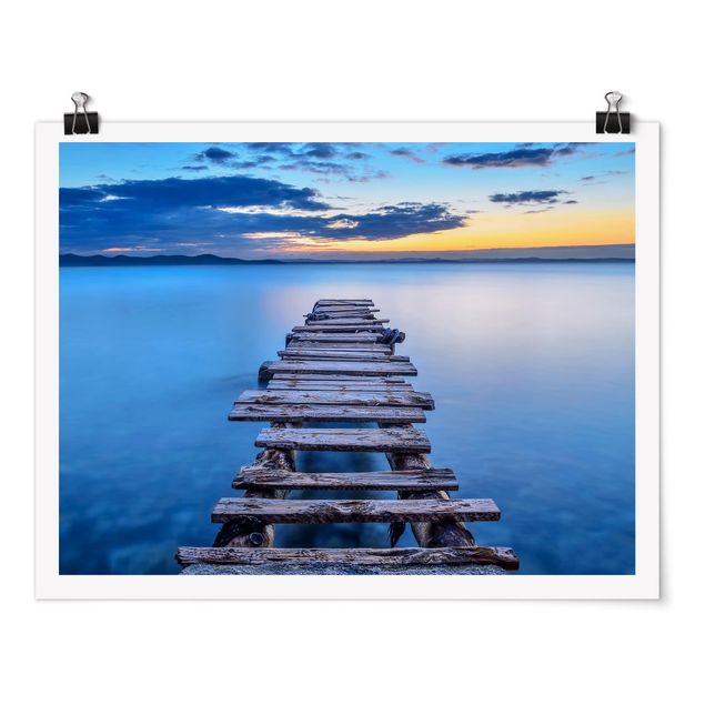 Posters Walkway Into Calm Waters