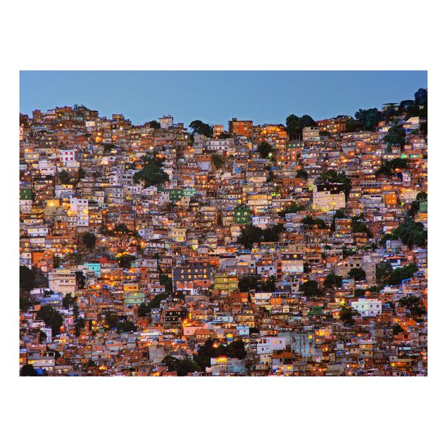 Forex schilderijen Rio De Janeiro Favela Sunset
