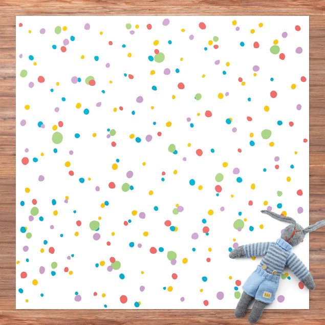 moderne vloerkleden Drawn Little Dots Colourful