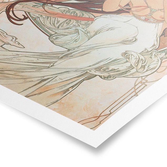 Posters Alfons Mucha - Four Arts - Music