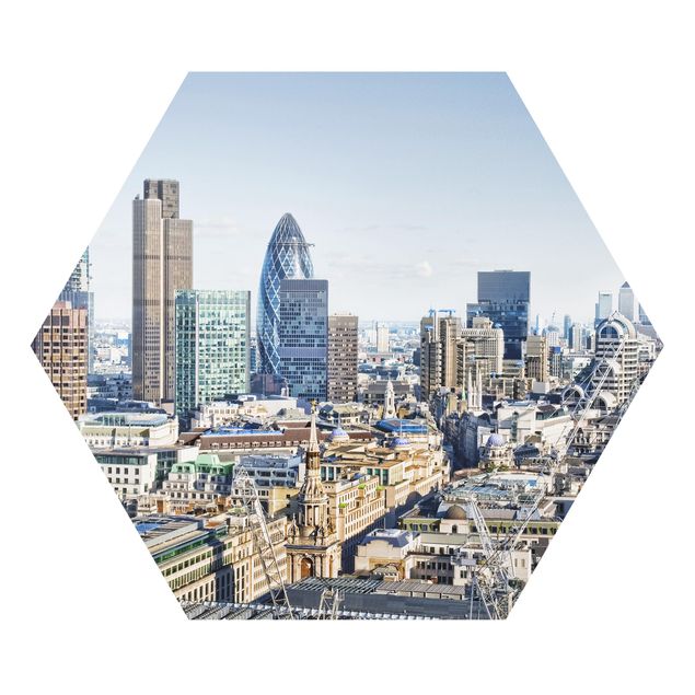 Hexagons Forex schilderijen City Of London