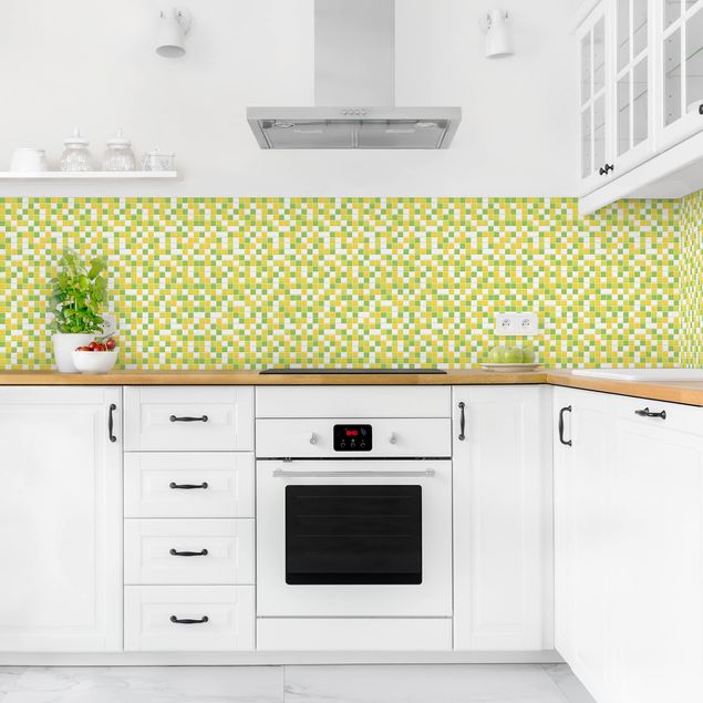 Achterwand voor keuken tegelmotief Mosaic Tiles Autumn Set