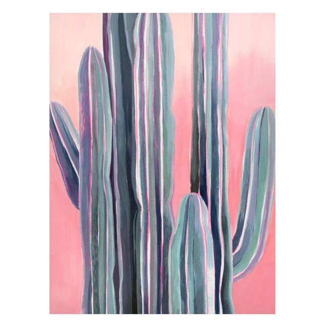 Magneetborden Cactus On Pink I