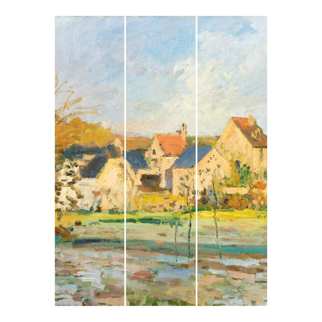 Schuifgordijnen Camille Pissarro - Landscape Near Pontoise