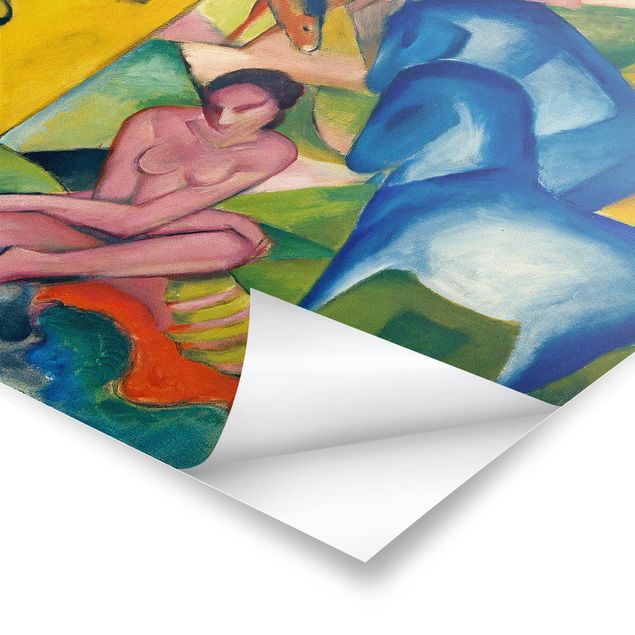 Posters Franz Marc - The Dream