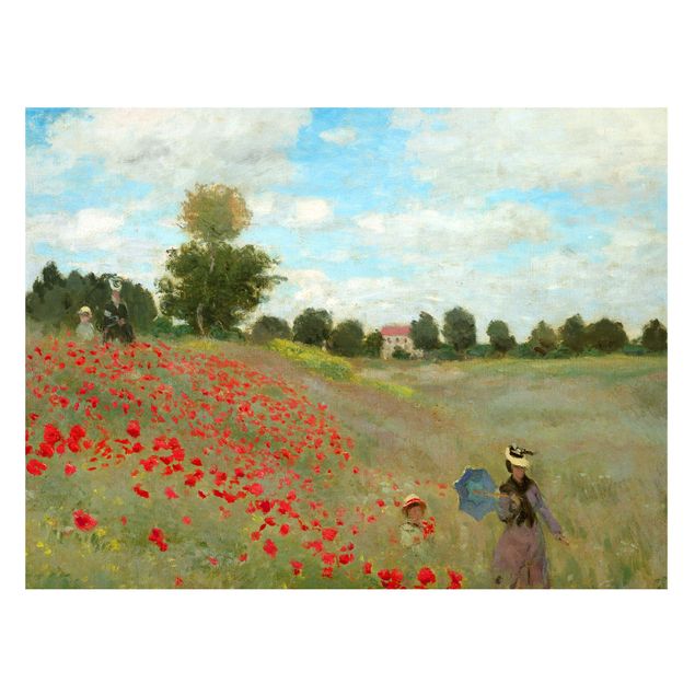 Magneetborden Claude Monet - Poppy Field Near Argenteuil