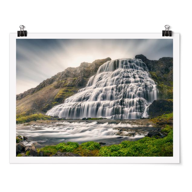 Posters Dynjandi Waterfall