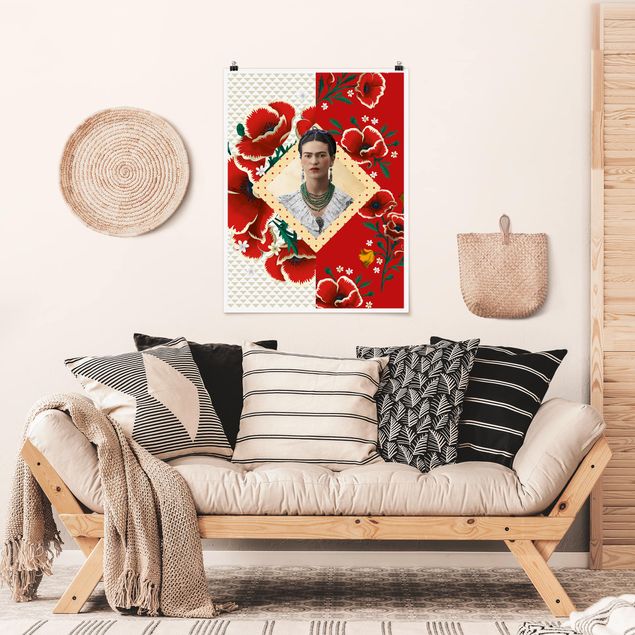 Posters Frida Kahlo - Poppies