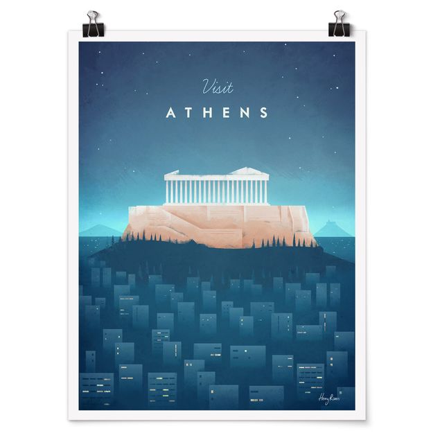 Posters Travel Poster - Athens