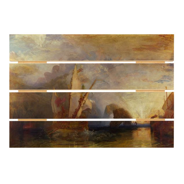 Houten schilderijen op plank William Turner - Ulysses