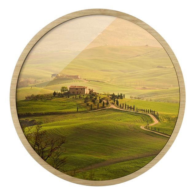 Rond schilderijen Chianti in Toscana