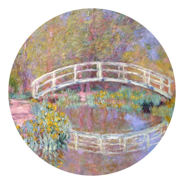 Behangcirkel Claude Monet - Bridge Monet's Garden