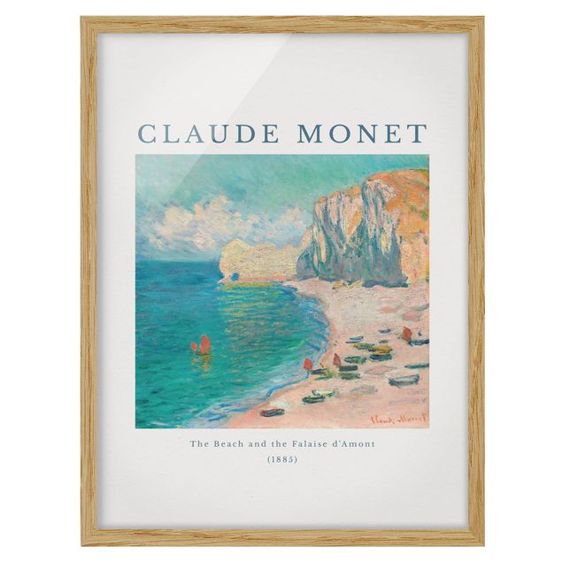 Ingelijste posters - Claude Monet - The Beach