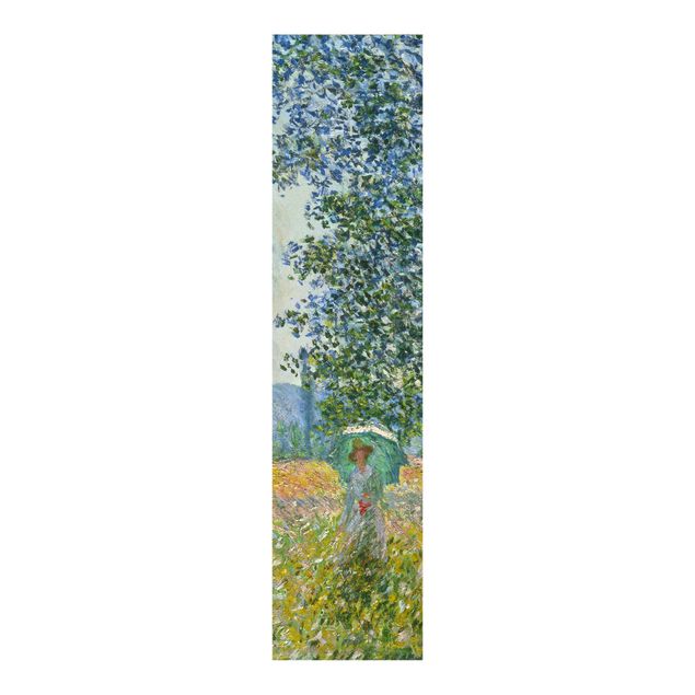 Schuifgordijnen Claude Monet - Fields In Spring