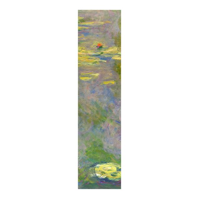 Schuifgordijnen Claude Monet - Green Waterlilies