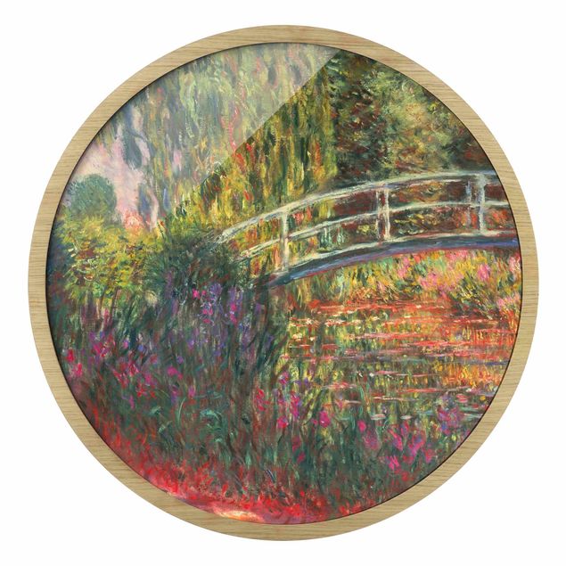 Rond schilderijen Claude Monet - Ponte giapponese nel giardino di Giverny