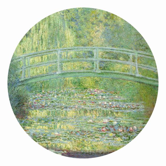 Behangcirkel Claude Monet - Japanese Bridge