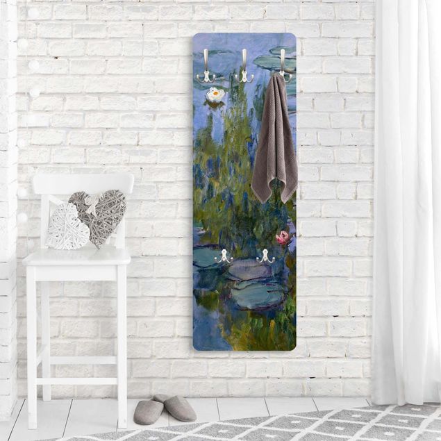 Wandkapstokken houten paneel Claude Monet - Water Lilies (Nympheas)
