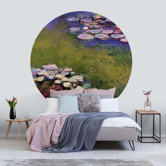Behangcirkel Claude Monet - Water Lilies