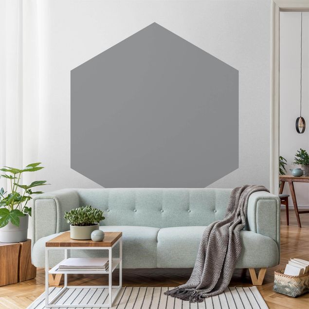 Hexagon Behang Colour Cool Gray