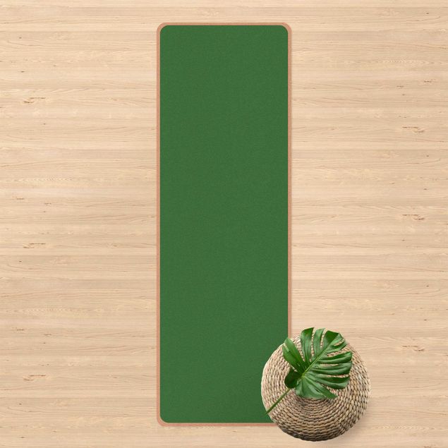 Yogamat kurk Colour Dark Green